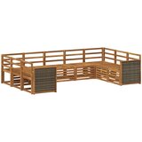  Set vanjskih sofa 7 kom. Prirodna Čvrsto drvo akacije Smeđa | shoptok.hr
