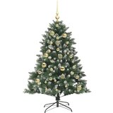 vidaXL Umestno božično drevo med 150 LED Zelena 105 x 105 x 150 cm | Shoptok.si