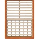 Krevetna konstrukcija Voštano smeđa 120 x 190 cm boja drva | shoptok.hr