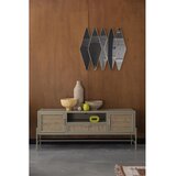 Dutchbone Črna TV omarica iz masivne jelke 148x60x38 cm Yasu – | Shoptok.si