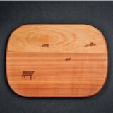 Wood Holz daska 210x140x9mm sa motivom krave ( 31500 ) trešnja Cene