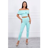 Kesi Set with mint ruffle | Shoptok.si
