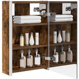  Kupaonski ormar s ogledalom Dimljeni hrast 33 x 11,5 x 50 cm | shoptok.hr