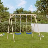 vidaXL Sedež za gugalnico z vrvjo 2 kosa modra 38x16 cm PE | Shoptok.si