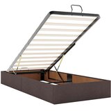 vidaXL Otomanski posteljni okvir z vzmetnicami rjav 180x200 cm blago | Shoptok.si