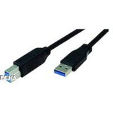 Boschmann USB kabel USB 3.2 gen. 1 (USB 3.0) USB-A vtič\, USB-B vtič 3.00 m črna 917.1203, (20416605) | Shoptok.si