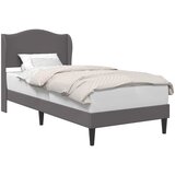  Krevetna konstrukcija Siva 90 x 190 cm Umjetna koža Slike
