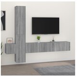  Komplet TV omaric 5-delni siva sonoma inženirski les | Shoptok.si