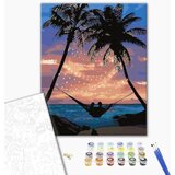  Slika za samostalno slikanje - Romantic moments in paradise 40x50 | shoptok.hr
