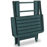  3-dijelni sklopivi bistro set plastični zeleni | shoptok.hr