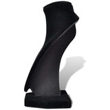 vidaXL Flanelasto stojalo za ogrlice črno 9 x 8,5 x 15 cm 4 kosi | Shoptok.si
