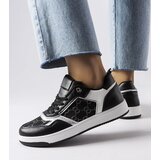 Gemre Black sneakers adorned with Isidora monogram Cene