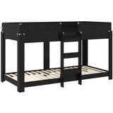  Postelja na vzkraj za otroke Črna Orehovina 90 x 200 cm, (5000142058) | Shoptok.si
