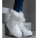 Gemre White insulated snow boots with fur Arilla | shoptok.hr