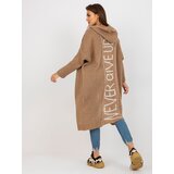 Och Bella Cardigan-TW-SW-BI-M56.35-dark beige | shoptok.hr