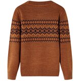  Dječji pulover pleteni boja konjaka 92 | shoptok.hr