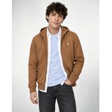 Polo Ralph Lauren SWEATSHIRT ZIPPE EN DOUBLE KNIT TECH Smeđa | shoptok.hr