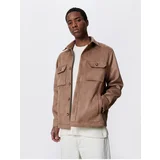 Koton Winter Jacket - Brown - Regular