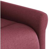  Naslonjač na podizanje od tkanine crvena boja vina | shoptok.hr