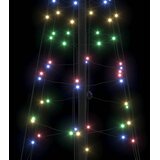  LED božićno drvce EKENAS 250 cm 390 LED lampica Višebojno Čelik | shoptok.hr