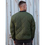 DStreet men's quilted bomber jacket green TX4848 Cene