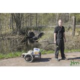 Kongamek profesionalni ročni voziček, s kolesi, odpornimi proti predrtju, nosilnost 150 kg | Shoptok.si