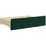  Dnevni krevet na razvlačenje tamnozeleni 80 x 200 cm baršunasti | shoptok.hr