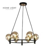 talia 2 visilica 6*G9 crna/bakar  talia 2 visilica 6*G9 crna/bakar Slike