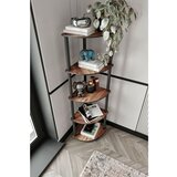 Hanah home Knjiška polica s 5 uglova, 34x139x34 cm, Boja oraha | Eponuda.ba