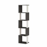 Hanah home Polica za knjige Milan Anthracite White | Eponuda.com