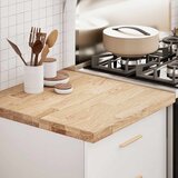 vidaXL Kuhinjska delovna plošča 60x63,5x4 cm trdna hrastovina | Shoptok.si