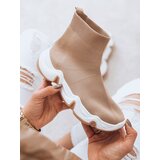 DStreet Buty skarpetowe damskie SOCKY khaki | shoptok.hr