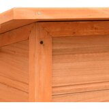 vidaXL Pasja uta trdna borovina in les jelke 120x77x86 cm | Shoptok.si