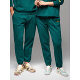 Ombre Classic unisex sweatpants with drawstrings - dark green Cene