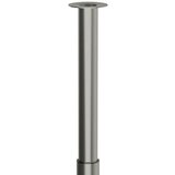 WALTECO Teleskopska noga za namještaj (Š x D: 6 x 6 cm, Podešavanje po visini: 70 cm - 110 cm, Nosivost: 80 kg, Čelik, Nikal, Okruglo) Cijene