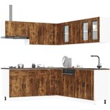  11-dijelni set kuhinjskih ormarića Porto konstruiranog drva | shoptok.hr