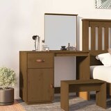  Toaletni stolić boja meda 95 x 50 x 134 cm od masivne borovine | shoptok.hr