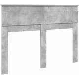 vidaXL Vzglavje z vzglavjem Betonsko siva 140 cm Konstruiran les | Shoptok.si