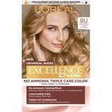 L´Oréal Paris excellence creme triple protection barva za lase za vse vrste las 48 ml odtenek 8U light blonde | Shoptok.si