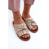 Boto PE2 Women's Flat Sandals in Beige Nelvira | Shoptok.si