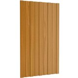Krovni paneli 12 kom od pocinčanog čelika prirodni 80 x 45 cm | shoptok.hr