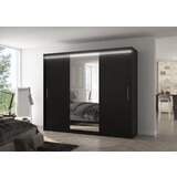 ADRK Spalna omara DENIS 250 z ogledalom in LED osvetlitvijo - RNA | Shoptok.si