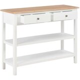  Komoda iz MDF-ja 110x35x80 cm bela | Shoptok.si