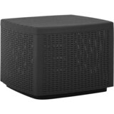 vidaXL Vrtna miza siva 53x53x40 cm plastika Cene