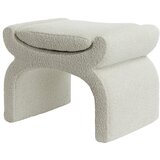 Light & Living Kremno bel tabure iz tkanine bouclé Nafya – | Shoptok.si