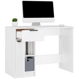  Pisalna miza bela 100x50x75 cm konstruiran les, (21073369) | Shoptok.si