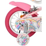 Volare dječji bicikl Unicorn 12″ ružičaste boje, s dvije ručne kočnice | shoptok.hr