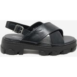 Resti Black women's sandals on a thick sole Denidas - Shoes | shoptok.hr