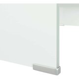 vidaXL Stalak za TV/Monitor Stakleni Bijeli 70x30x13 cm | shoptok.hr
