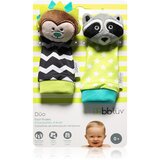 BBLÜV Düo nogavičke z ropotuljico Hedgehog / Racoon 2 kos | Shoptok.si